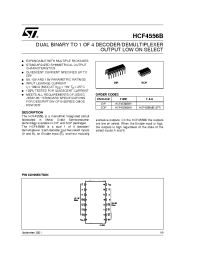 Datasheet HCF4556BM1 производства STMicroelectronics